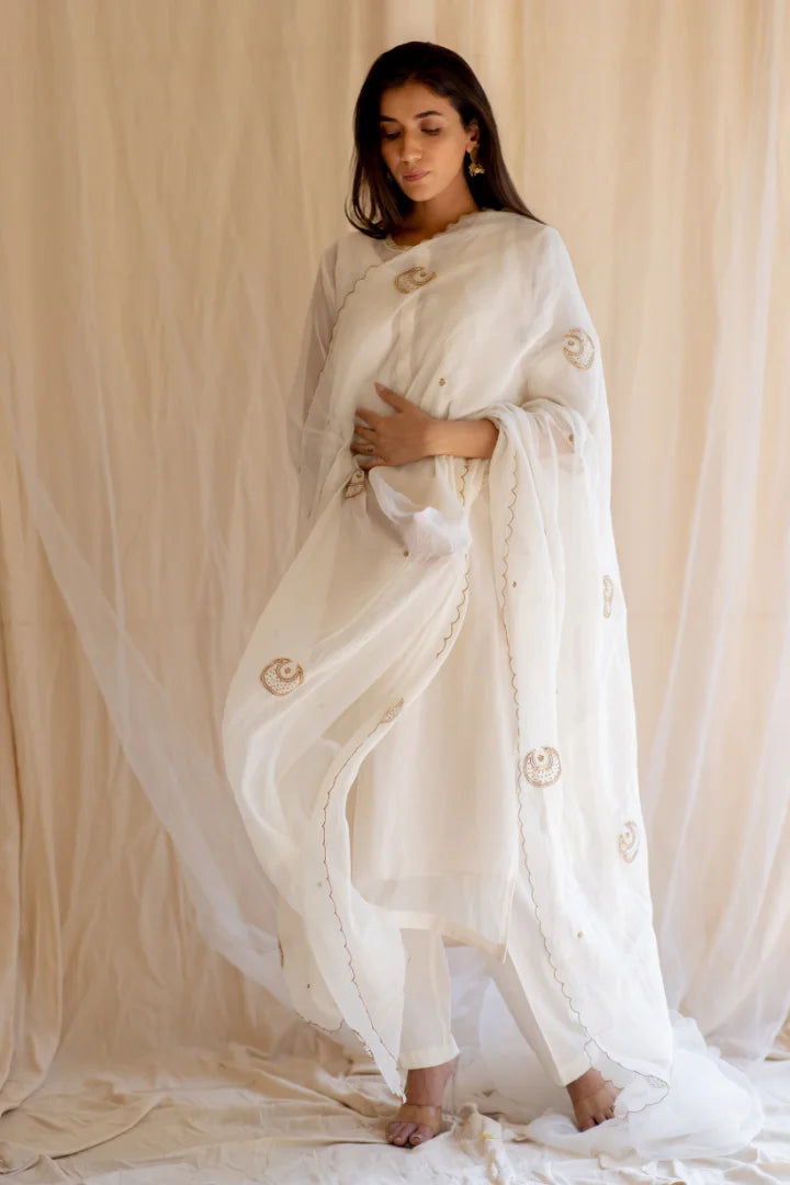 Chaand Odhani (chanderi)