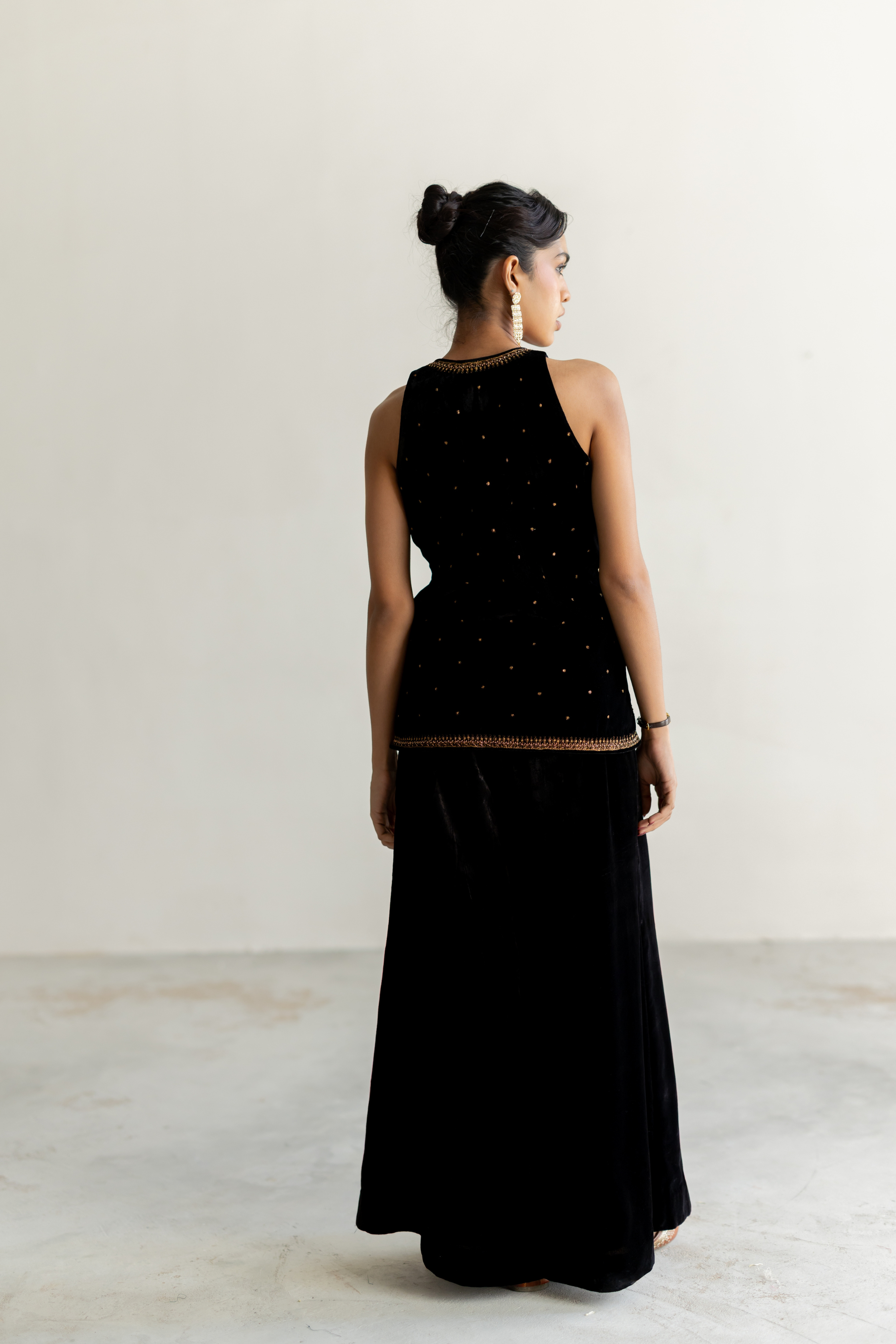Black Velvet Saanjh Gharara
