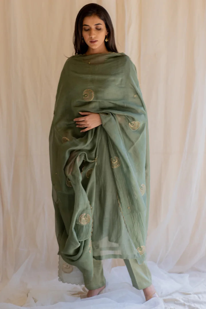 Chaand Odhani (chanderi)