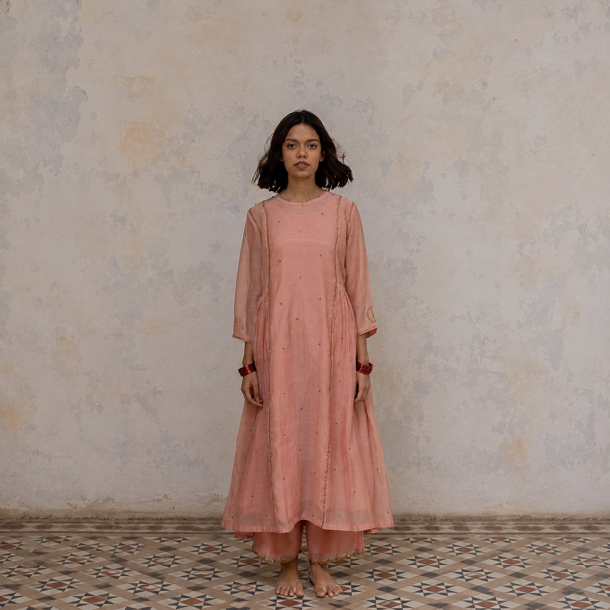 Blush Baadal Kurta Set