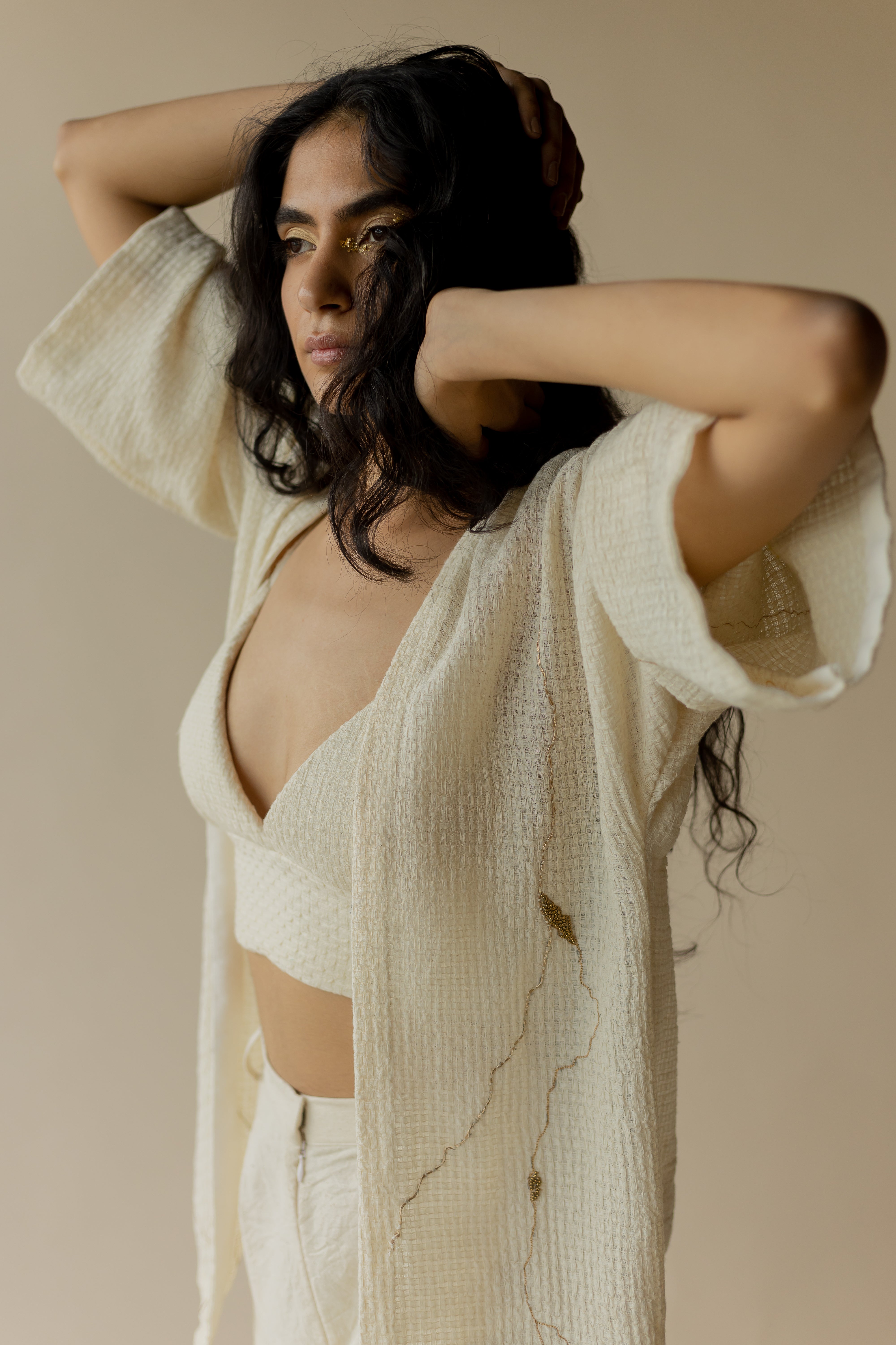 Kanna Kimono - Ivory (Set of 2)