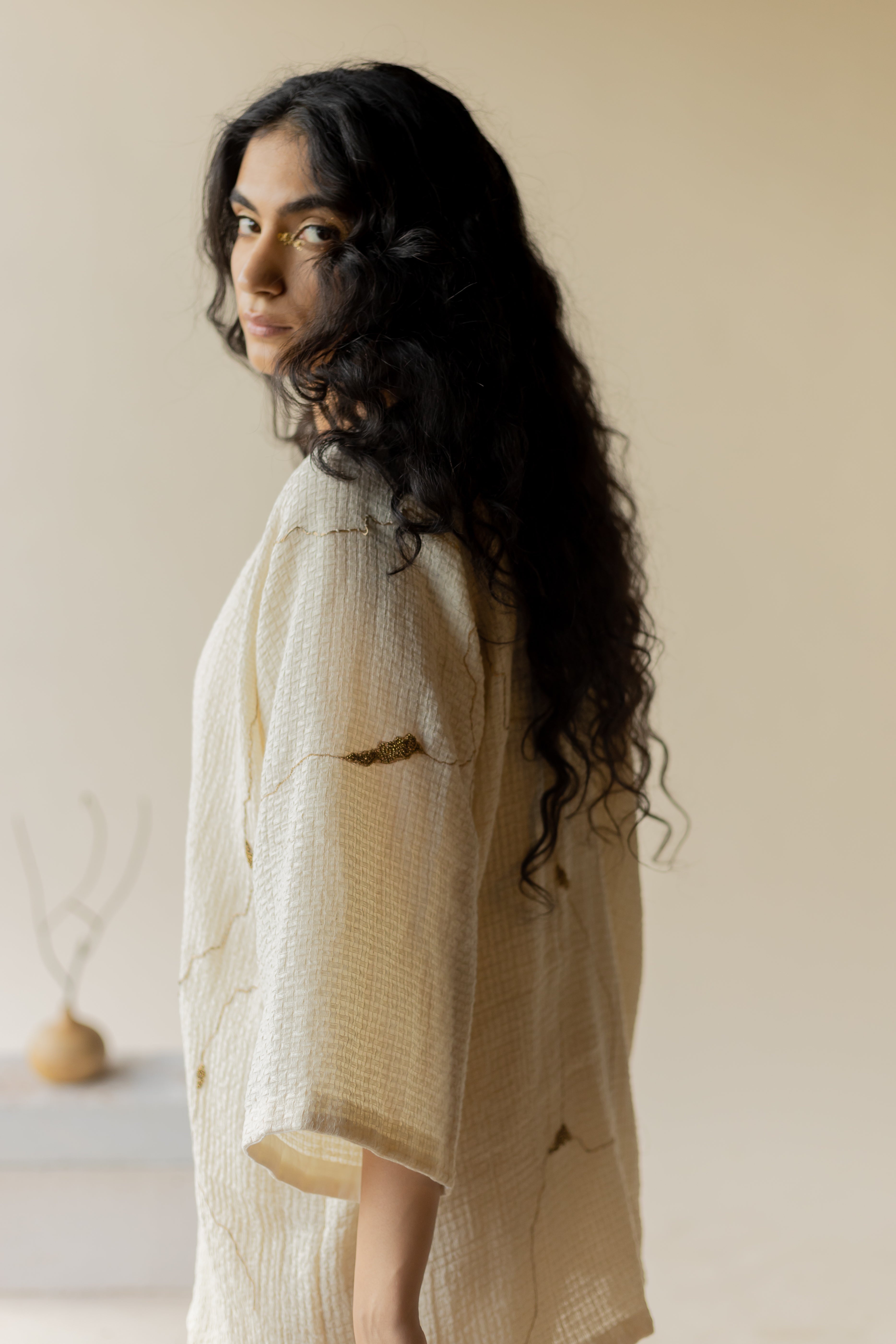 Kanna Kimono - Ivory (Set of 2)