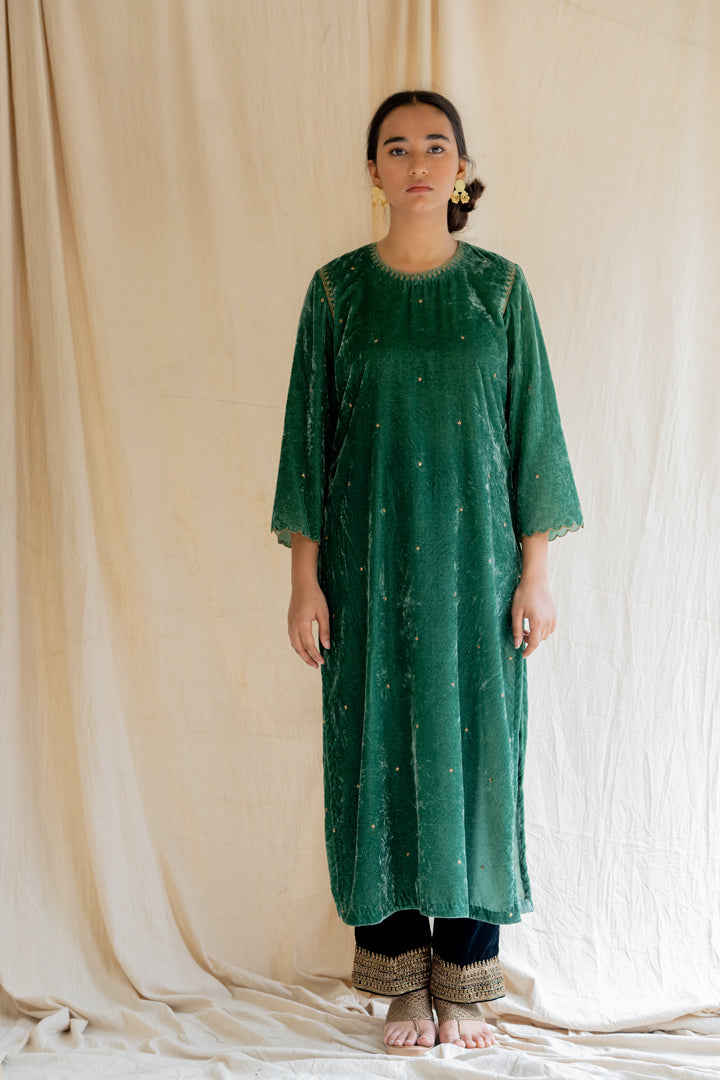 Aqua Green Imaan Kurta