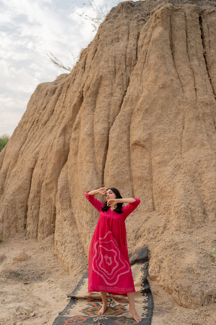 Rani Pink Arazi dress
