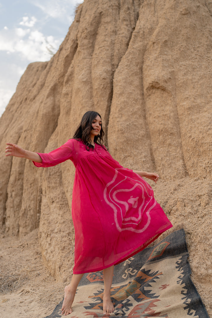 Rani Pink Arazi dress