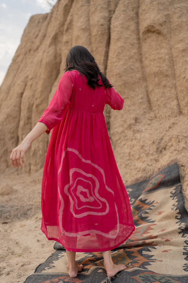Rani Pink Arazi dress
