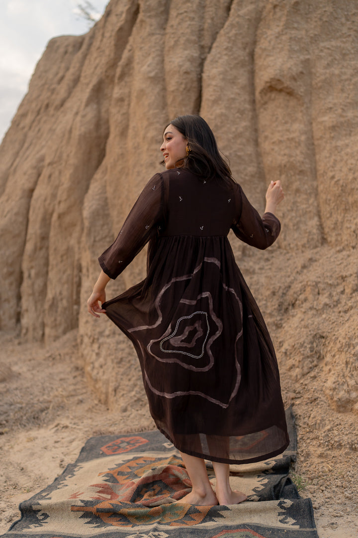 Brown Arazi dress