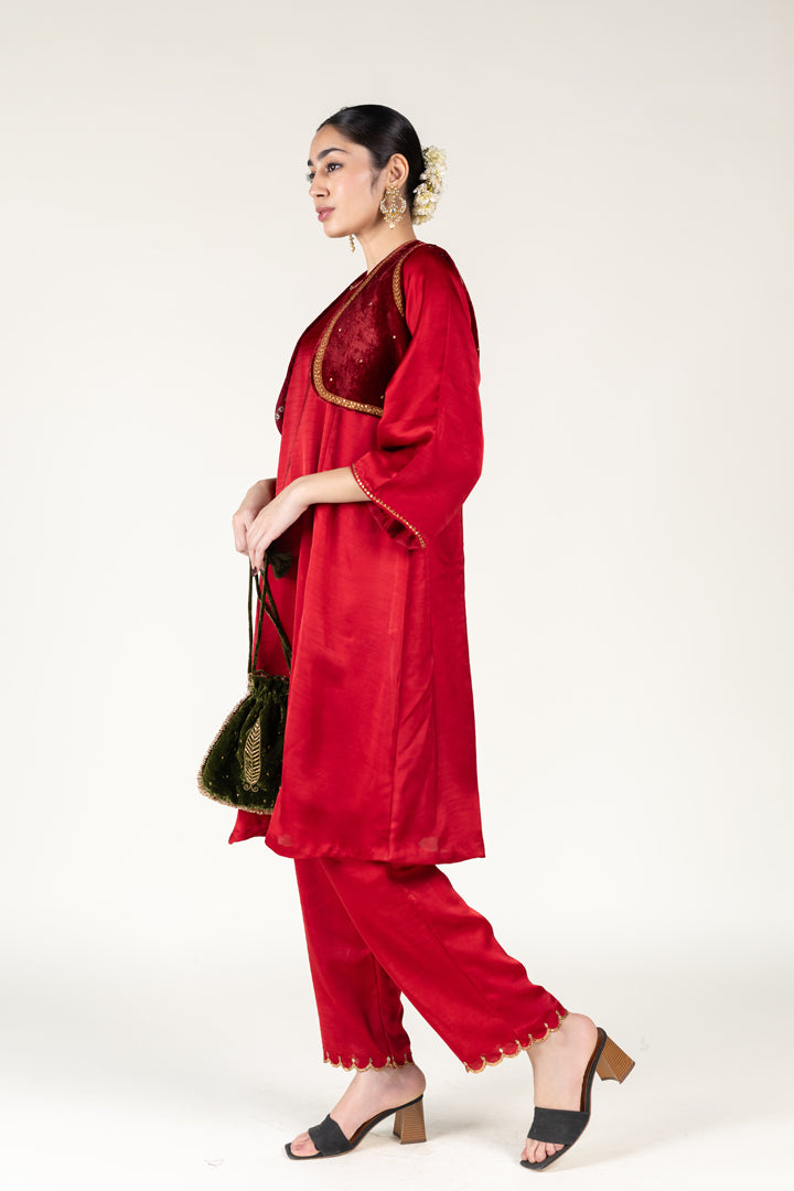 Maroon Zeba Koti