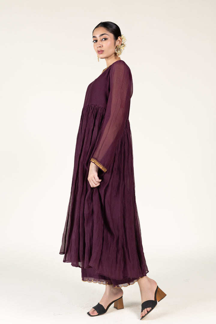 Plum Sajida Jama (Set of 2)