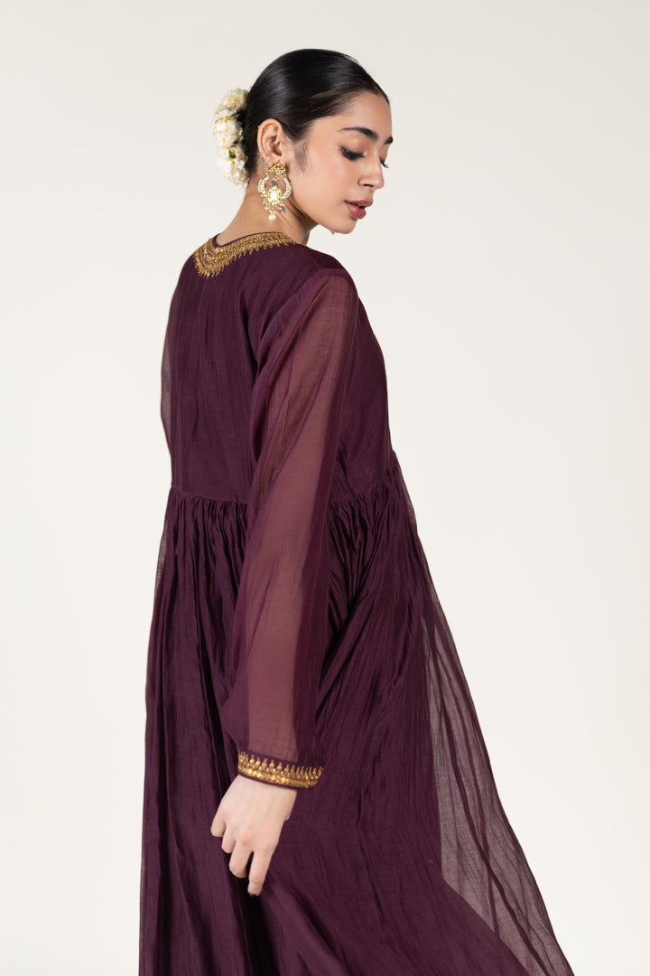 Plum Sajida Jama (Set of 2)