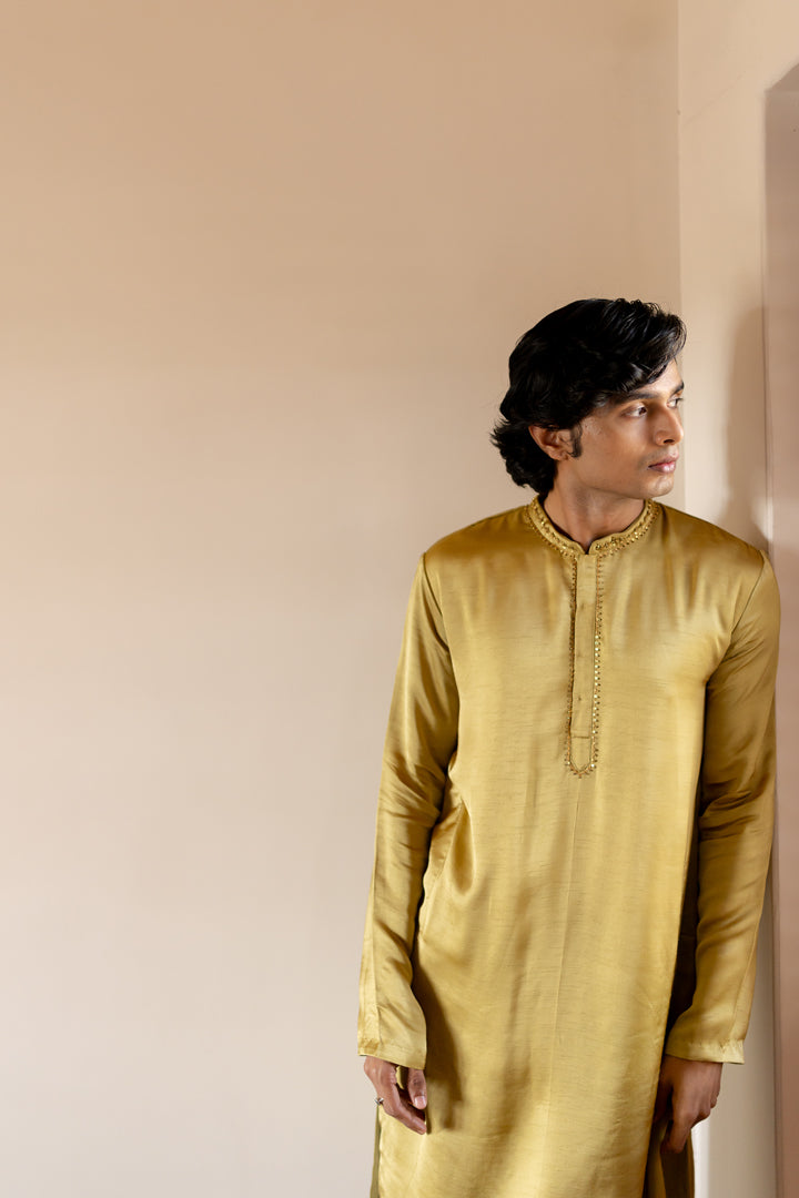Ruhaan Kurta - Leaf Green