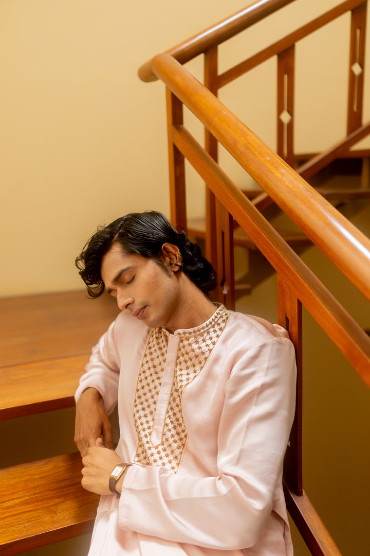 NAAZ KURTA - Baby pink