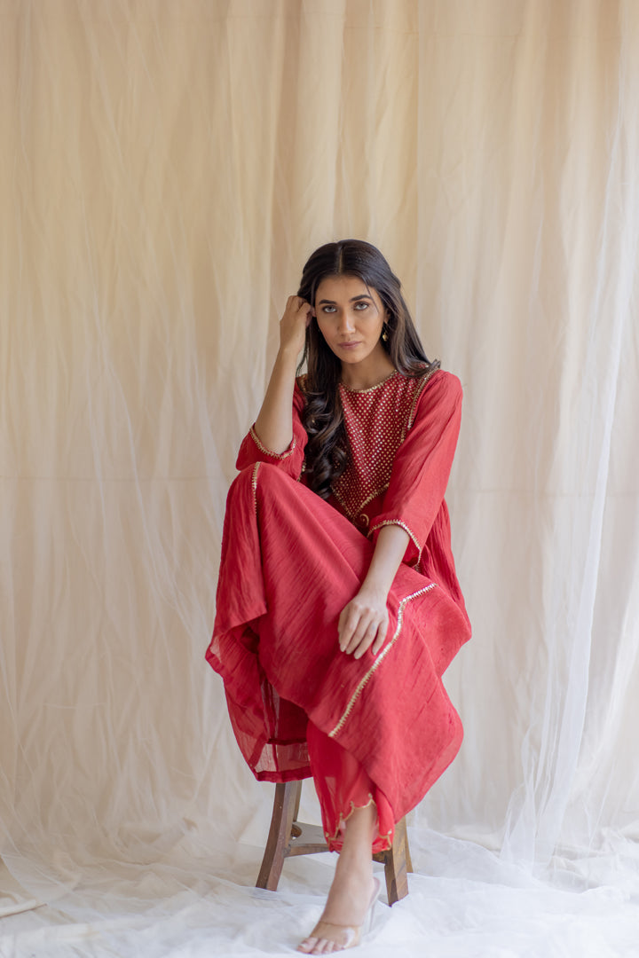Red Firdaus Abho And Izaar (Set of 2)