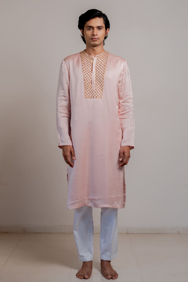 NAAZ KURTA - Baby pink
