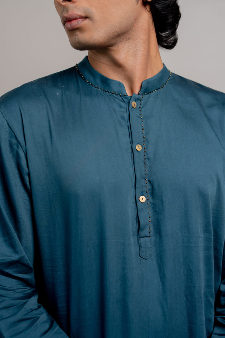 Indra Kurta - Midnight blue
