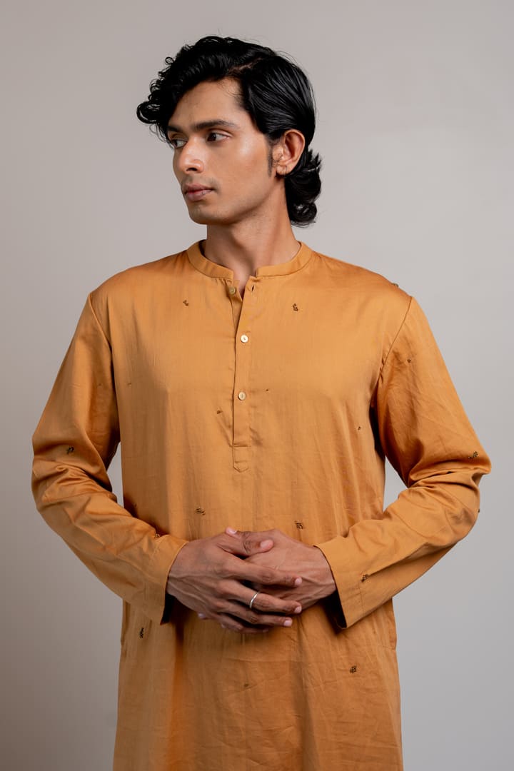 Indra Kurta - Mustard yellow
