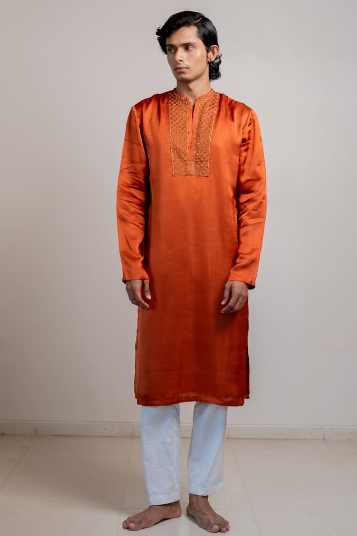 Naaz Kurta - Rust