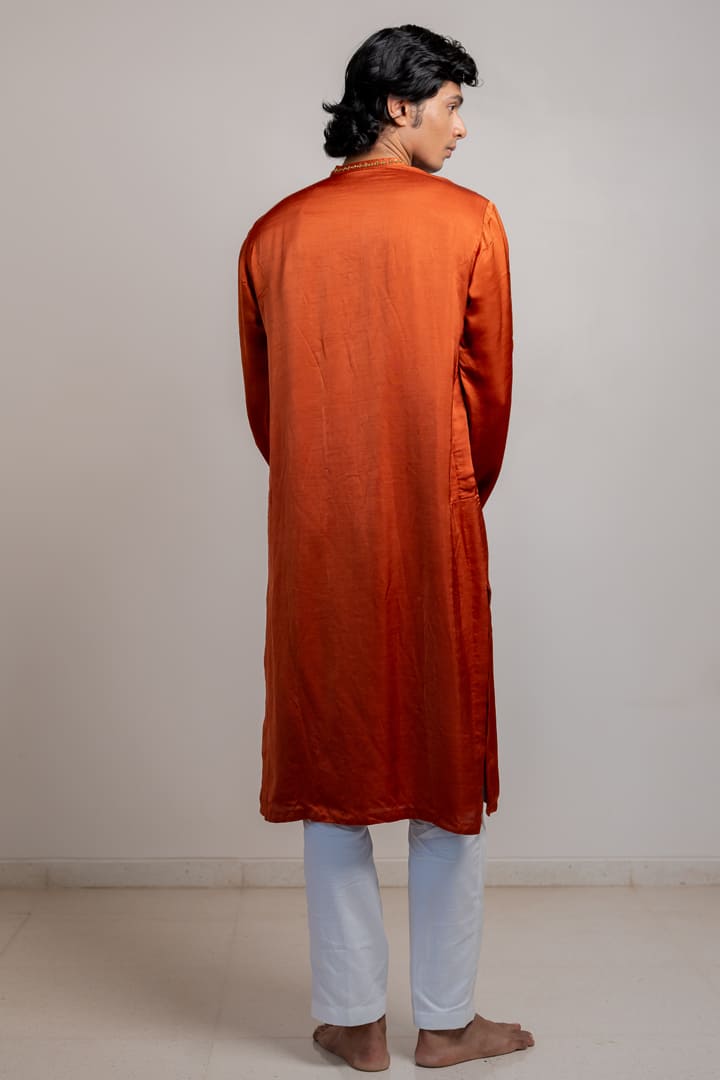 Naaz Kurta - Rust