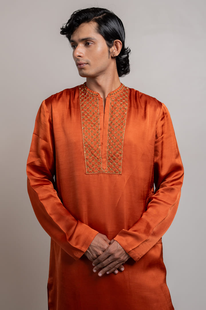 Naaz Kurta - Rust