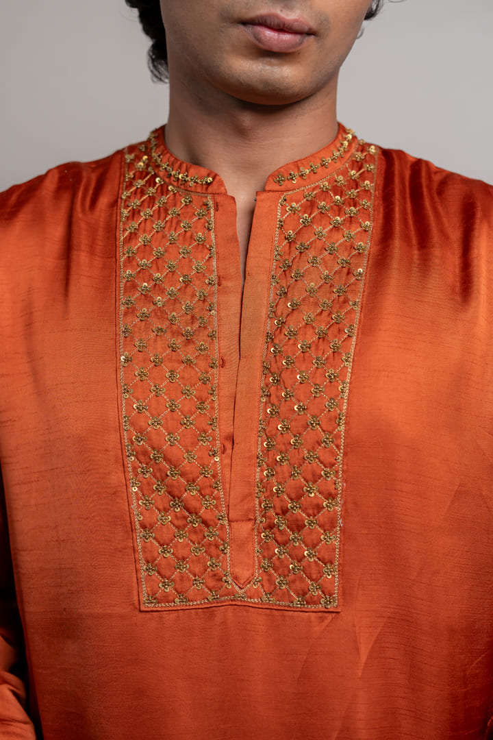Naaz Kurta - Rust