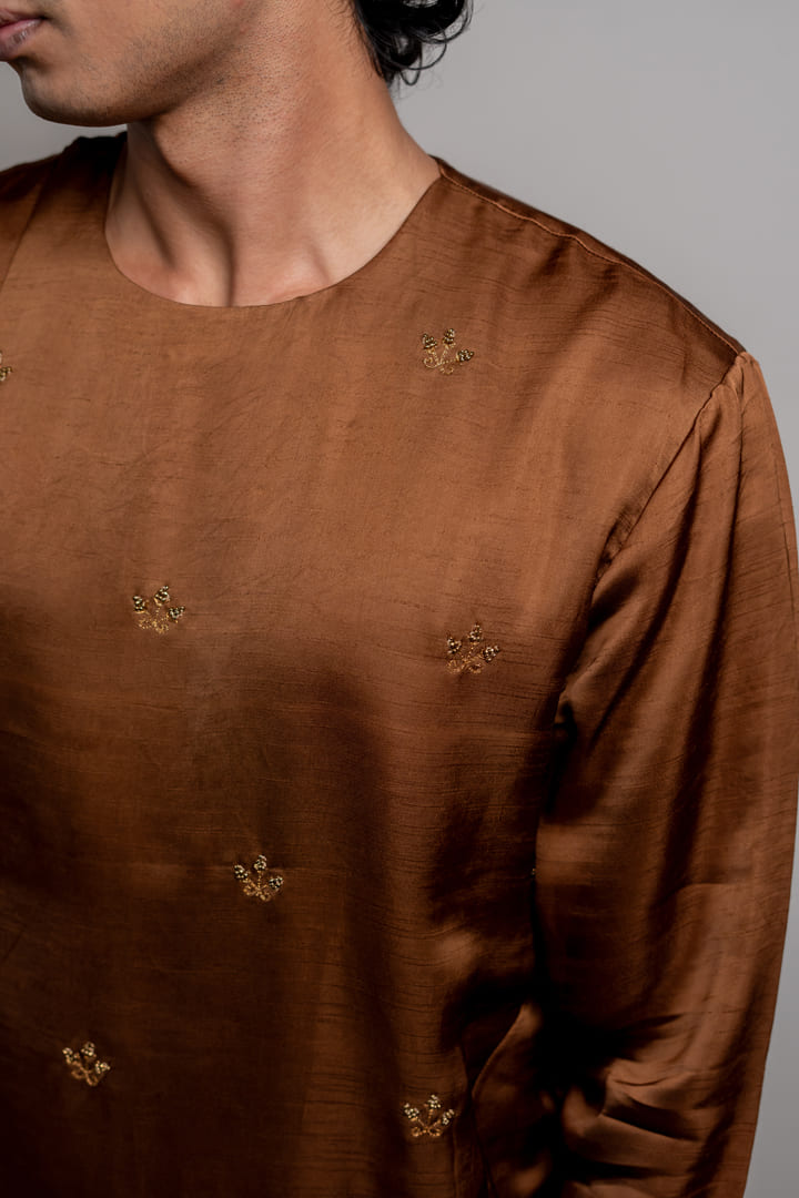 Saad Kurta- Brown