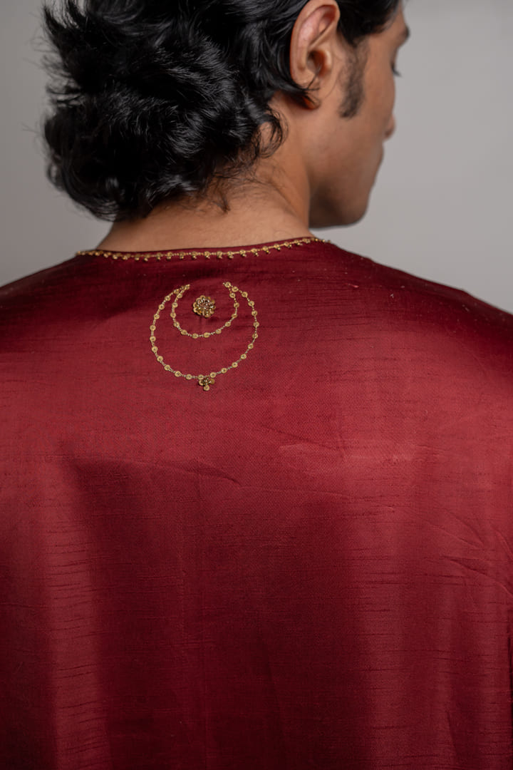 Nooran Kurta - Maroon