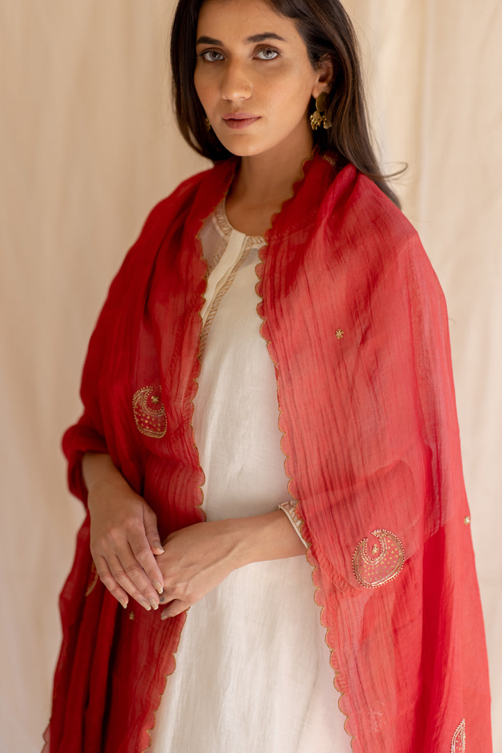 Chaand Odhani (chanderi)