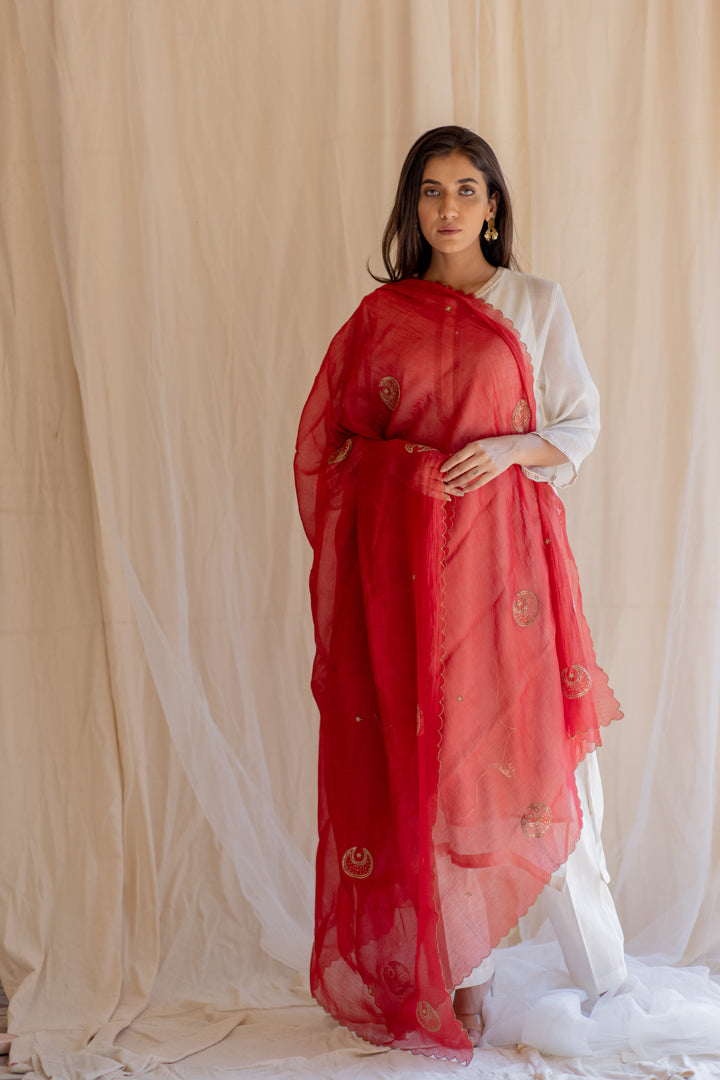 Chaand Odhani (chanderi)