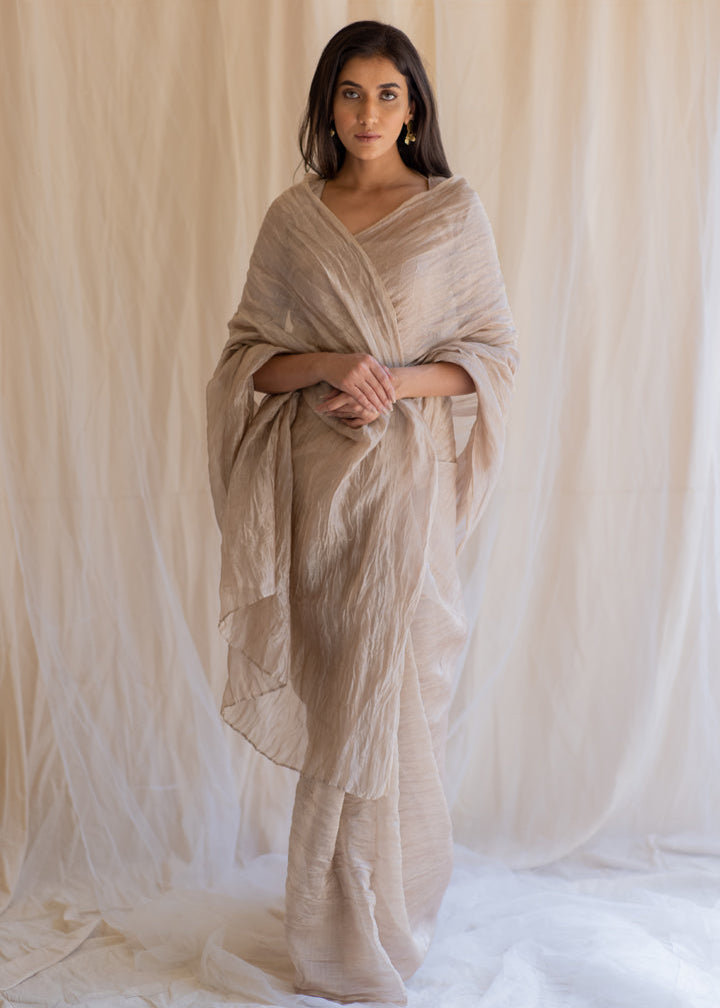 Inaara Tissue Saree & Blouse (Set of 2)