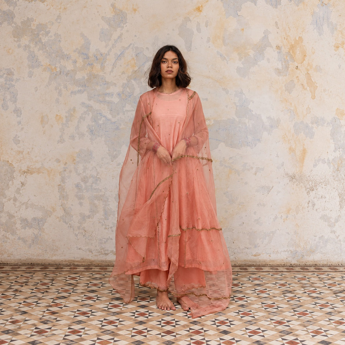 Blush Baadal Kurta Set
