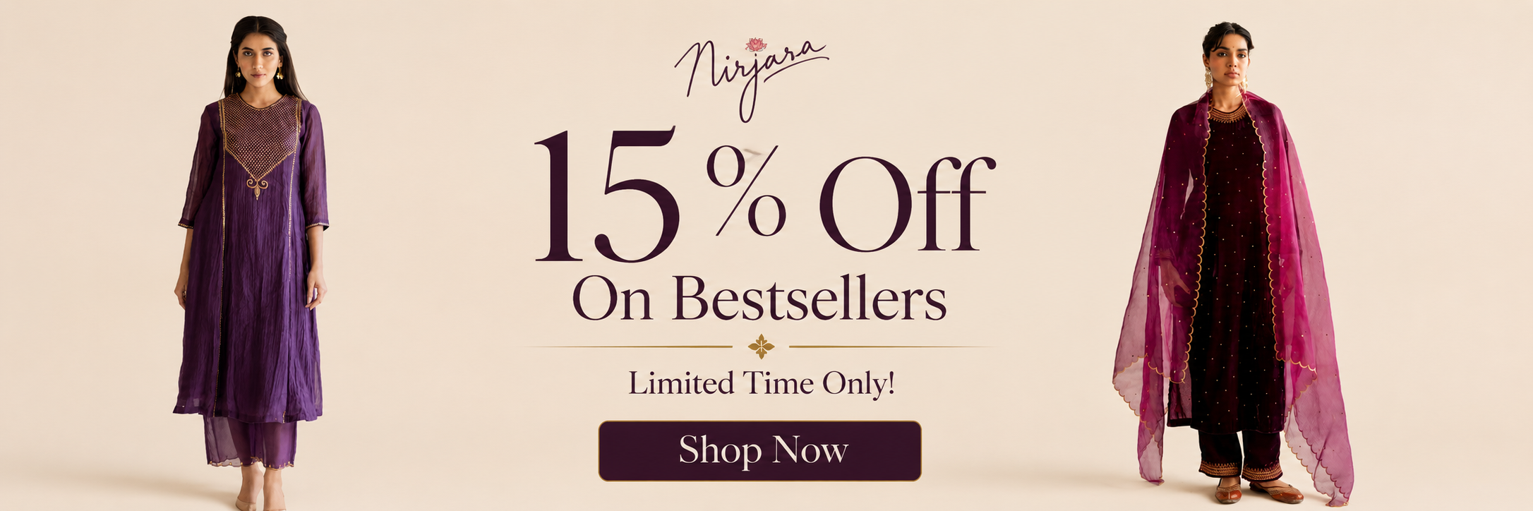 15% OFF BESTSELLERS