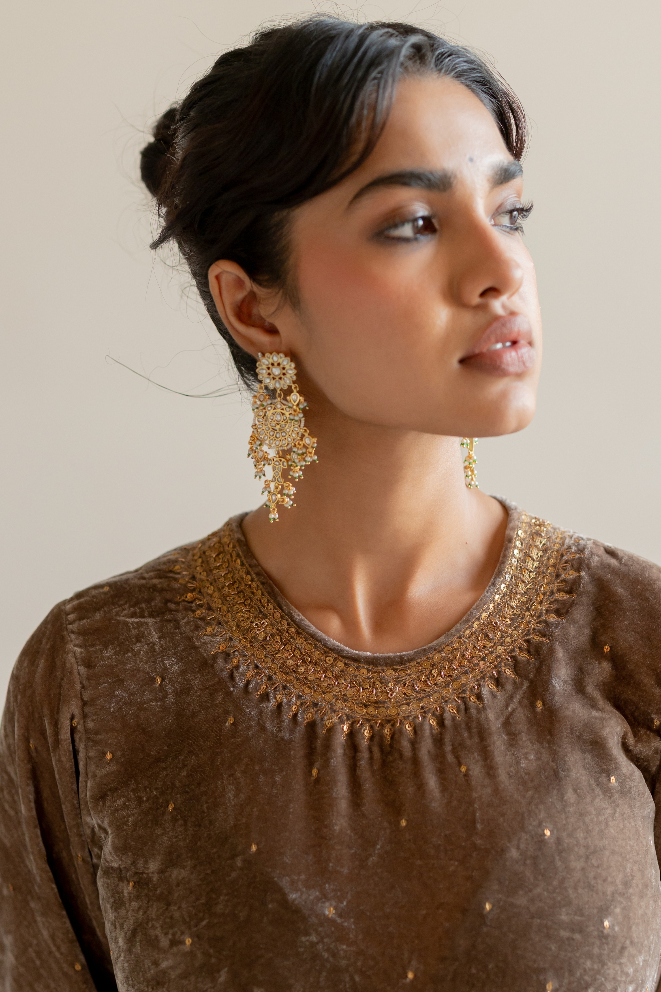 Grey Arzin Kurta set