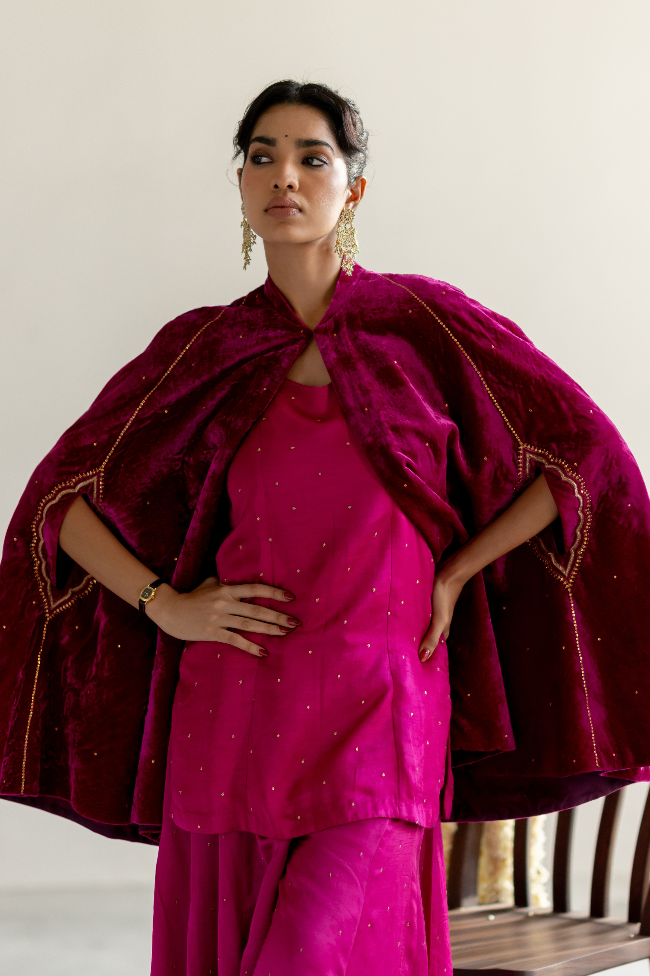 Rani Pink Sultana Cape