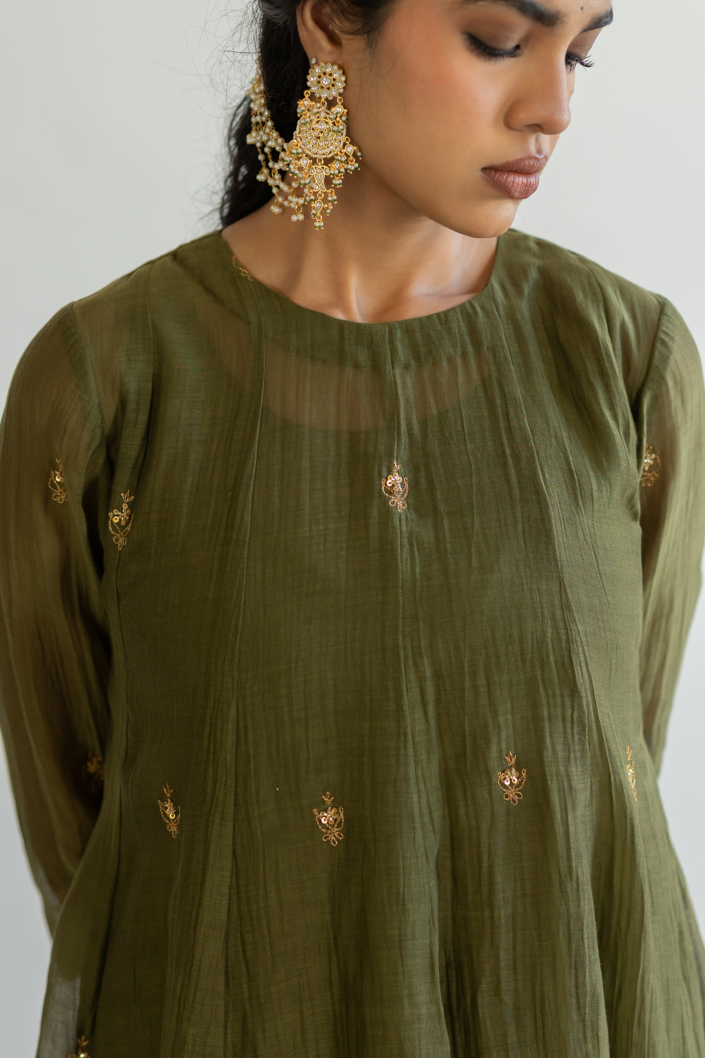 Olive Taar Kurta Set