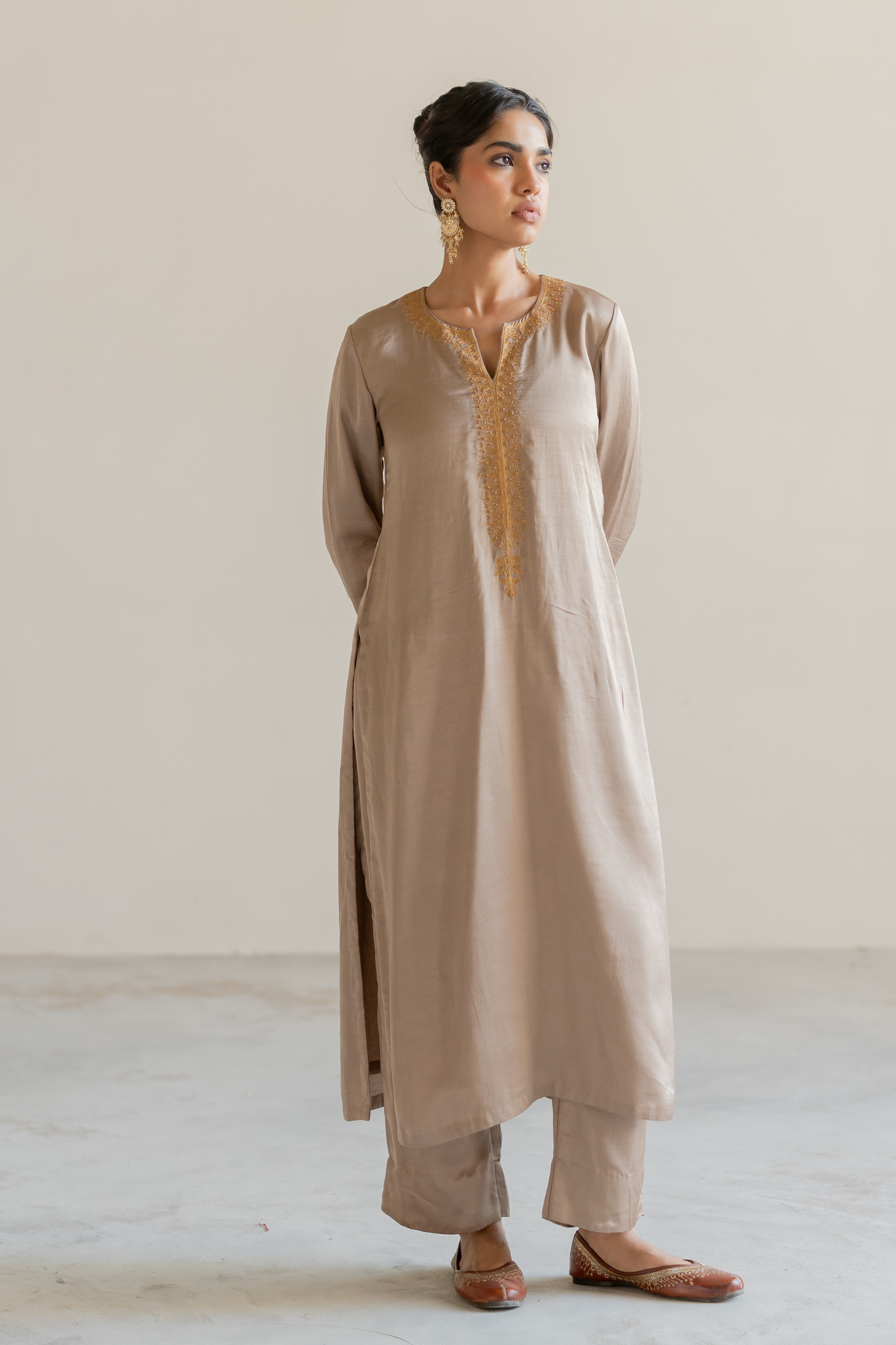 Grey Ambar Kurta set