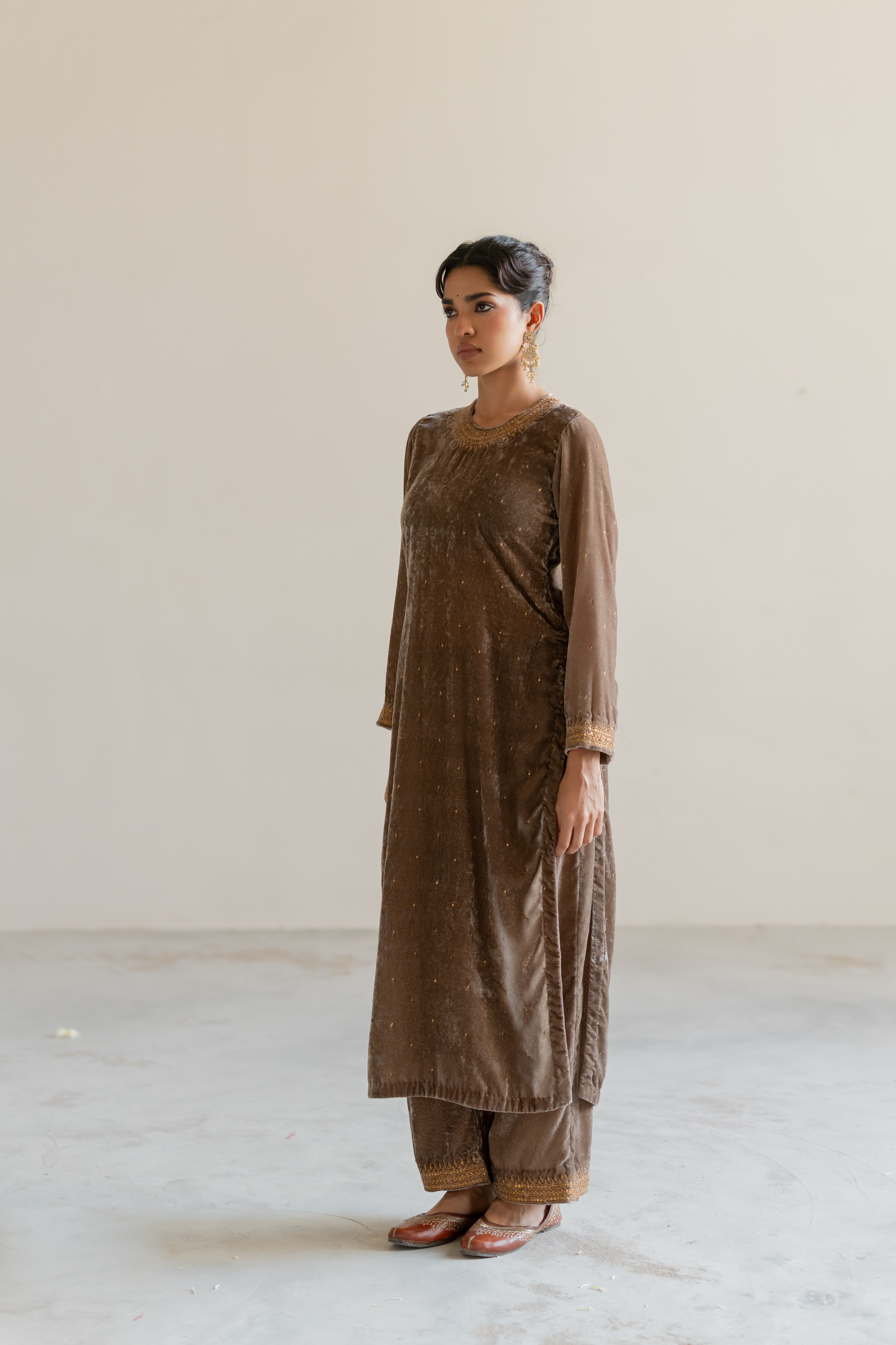 Grey Arzin Kurta set