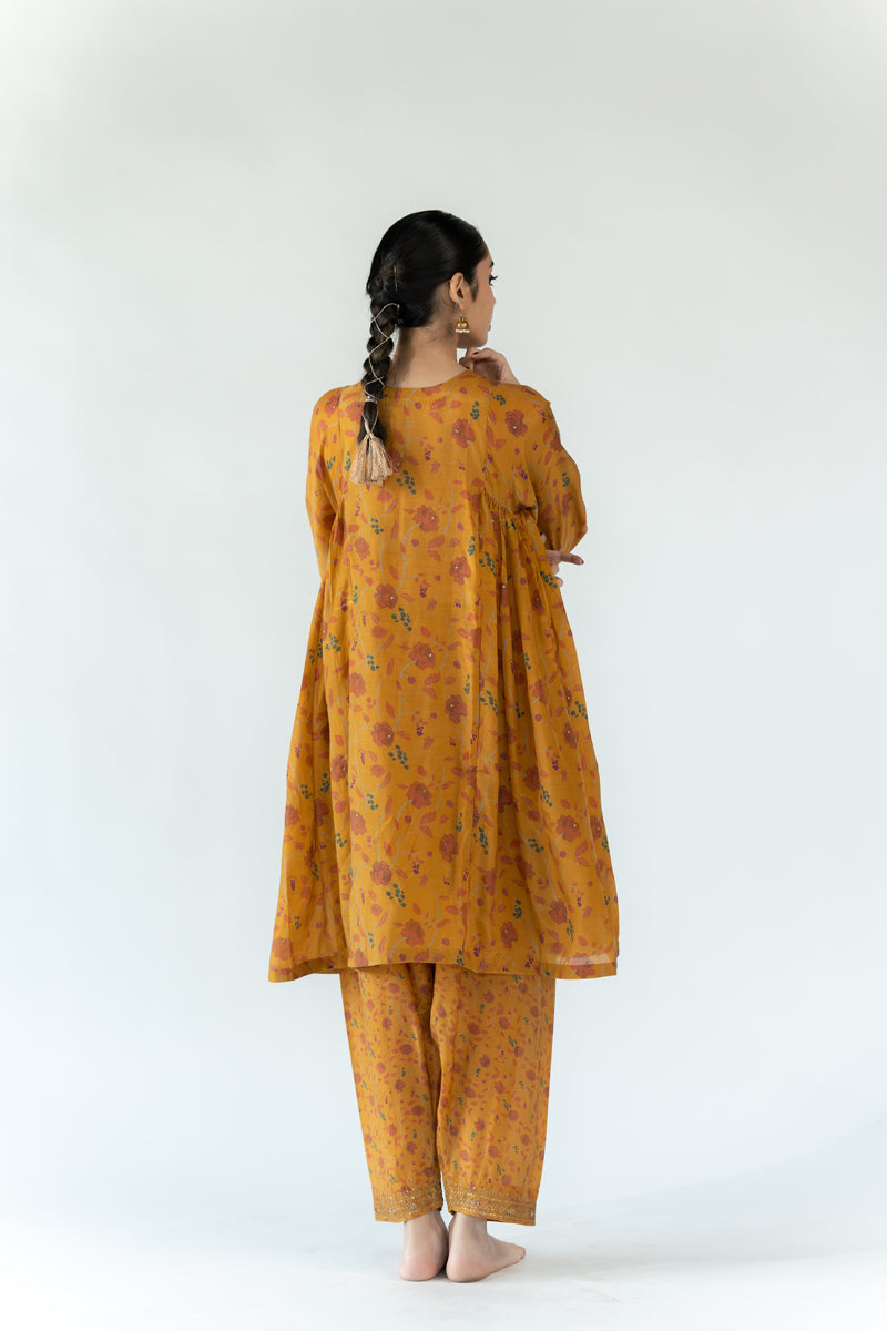 Gulbaag Kurta Set - Mustard (Set of 2)