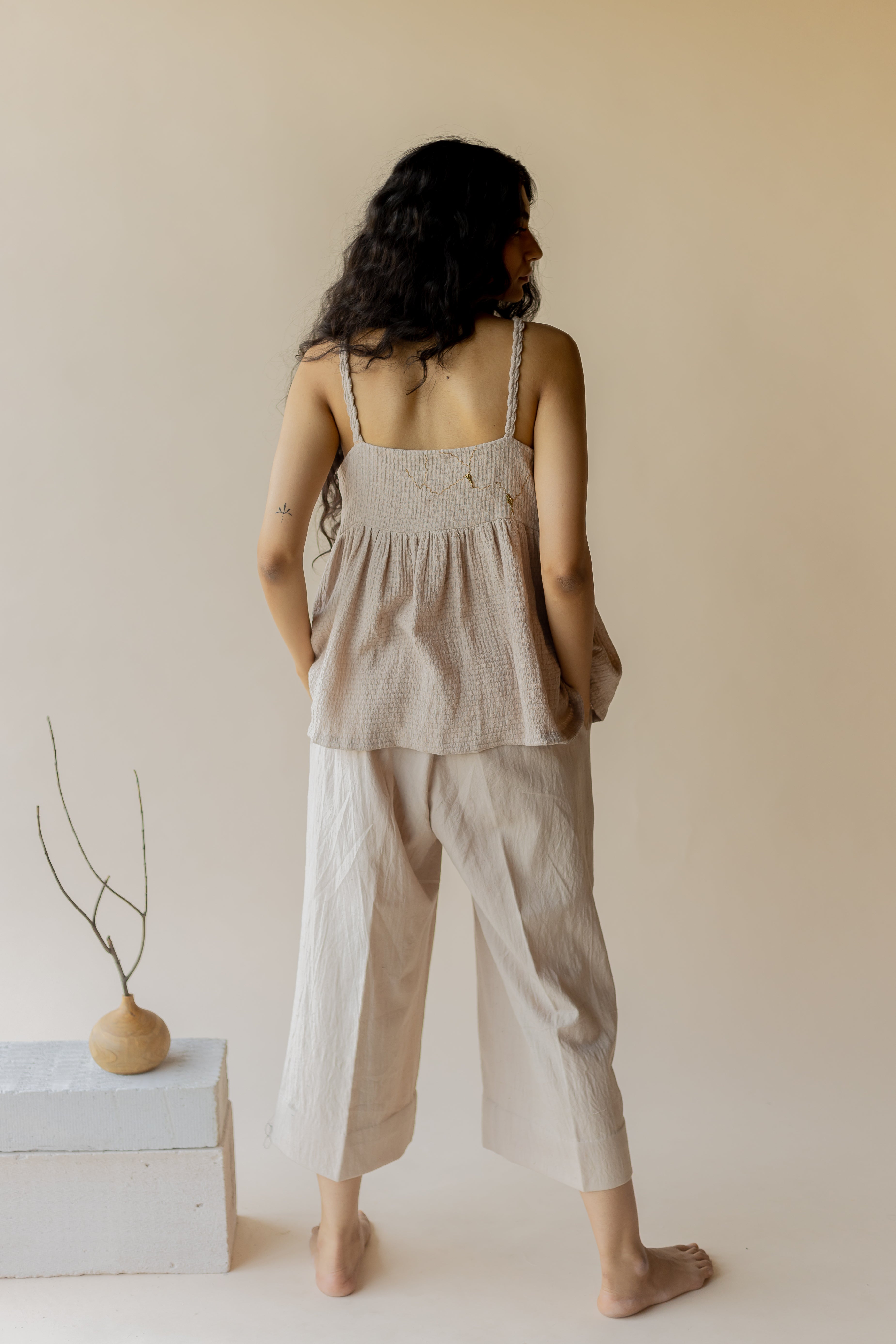 Beige Culottes