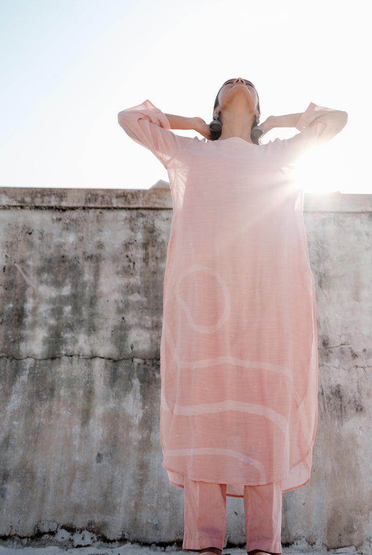 Baby Pink Arsa Kurta Set