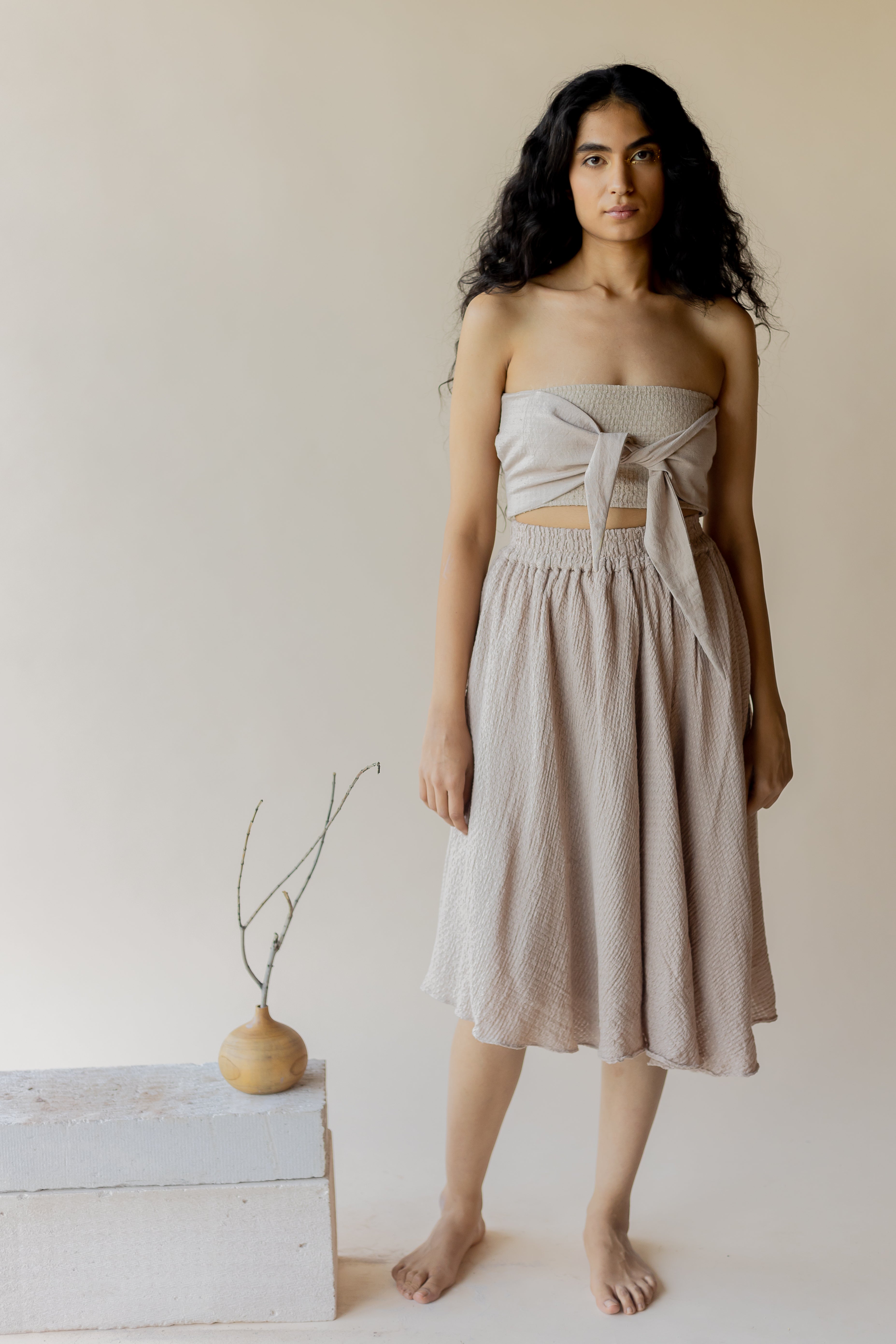 Beige Yuzu Skirt