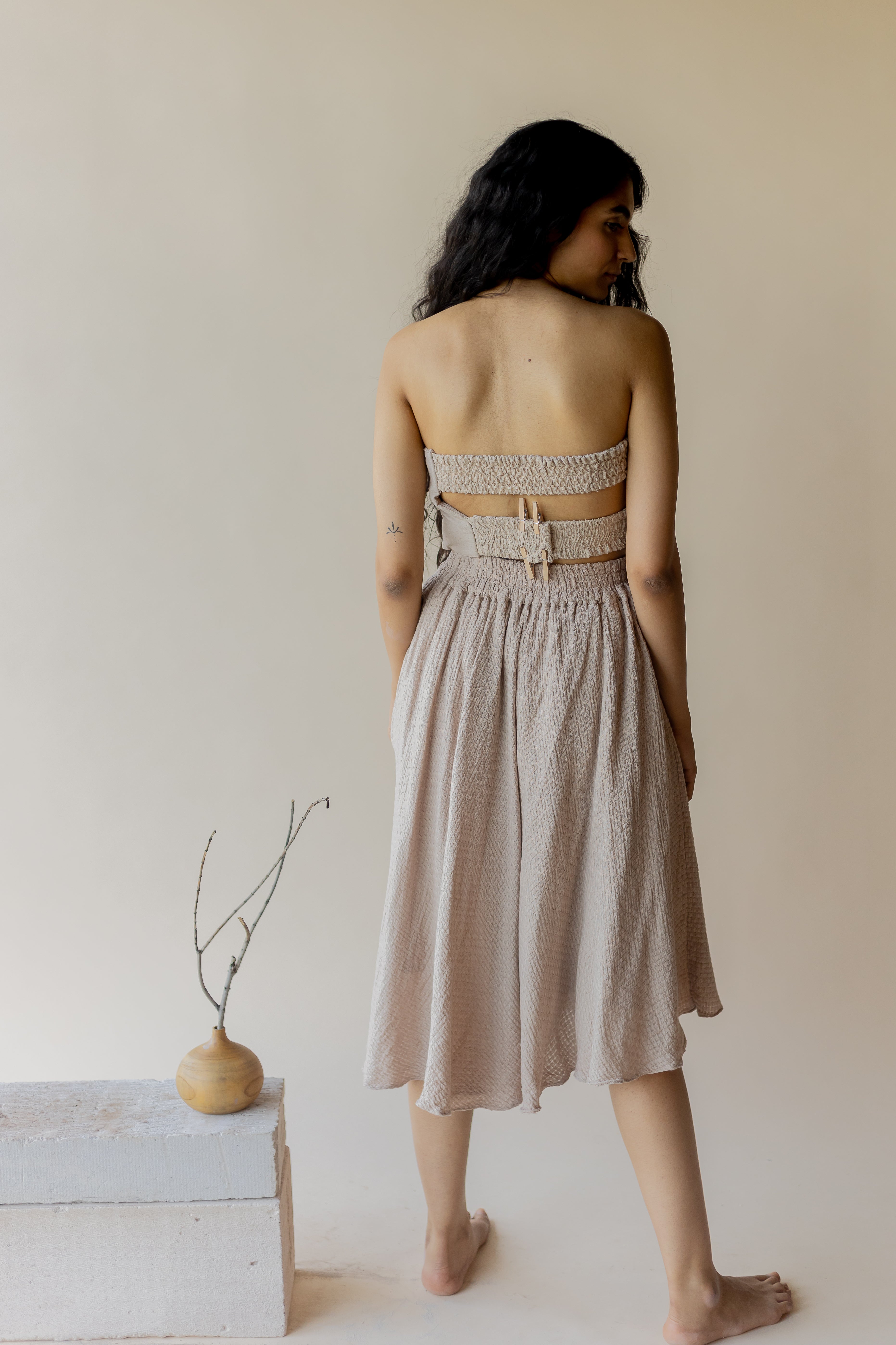 Beige Yuzu Skirt