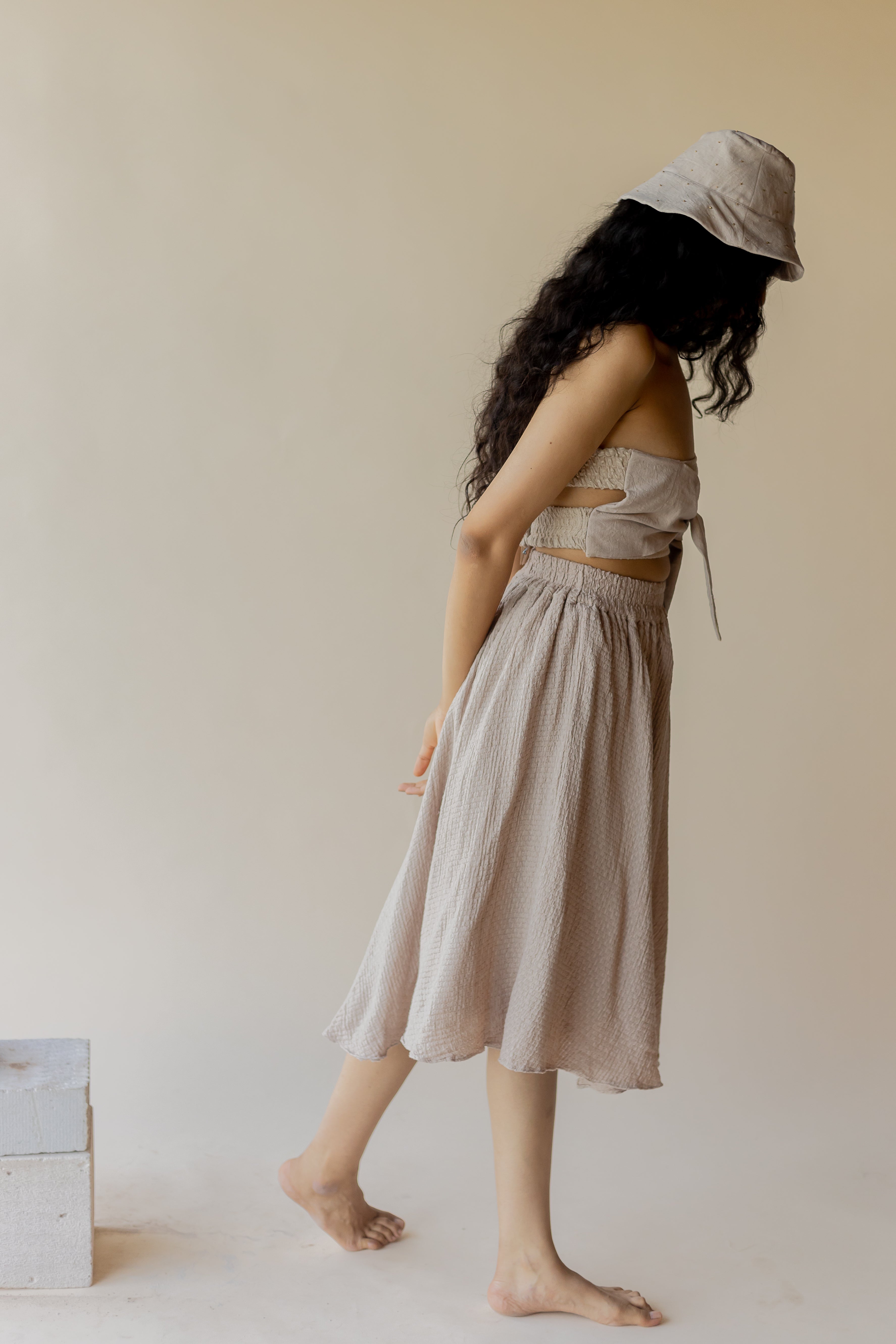 Beige Yuzu Skirt