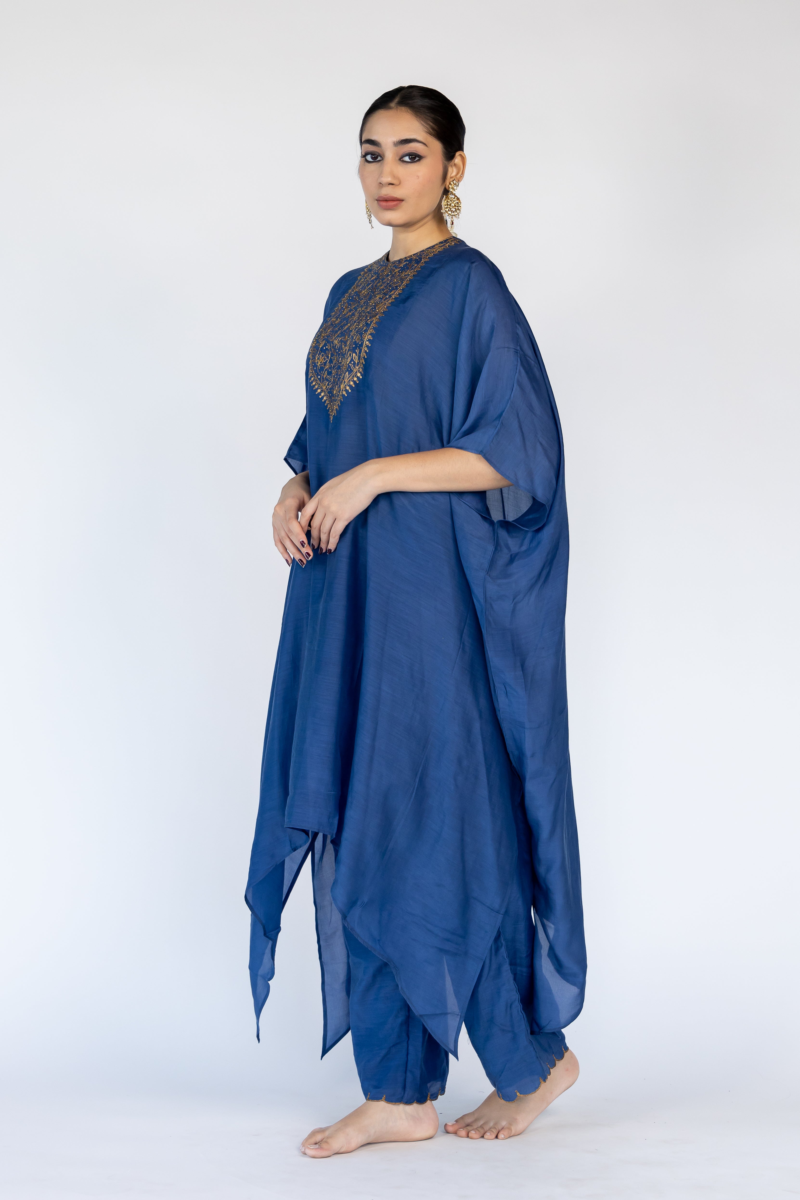 Lailaa Caftan Set - Blue