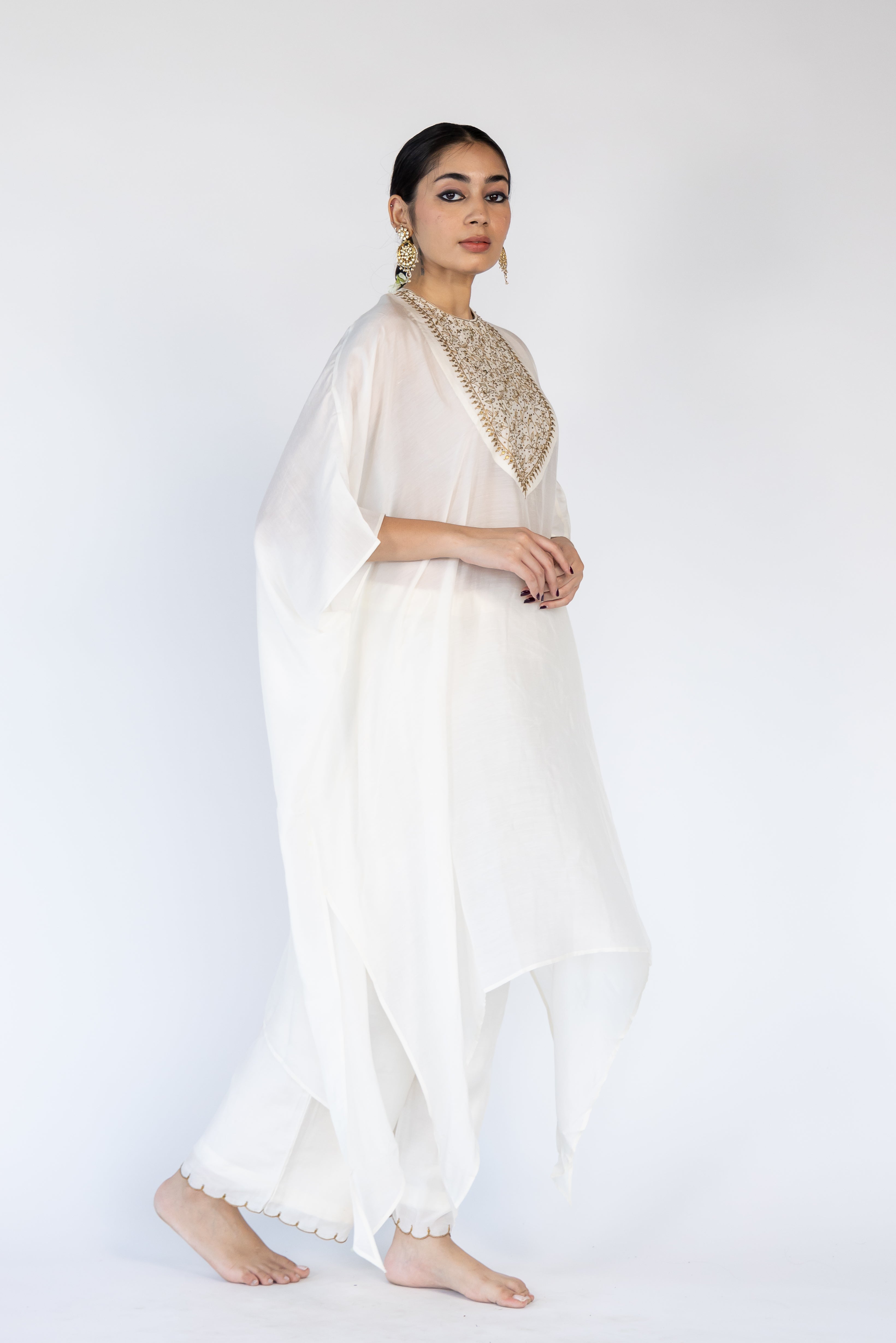 Lailaa Caftan Set - Ivory