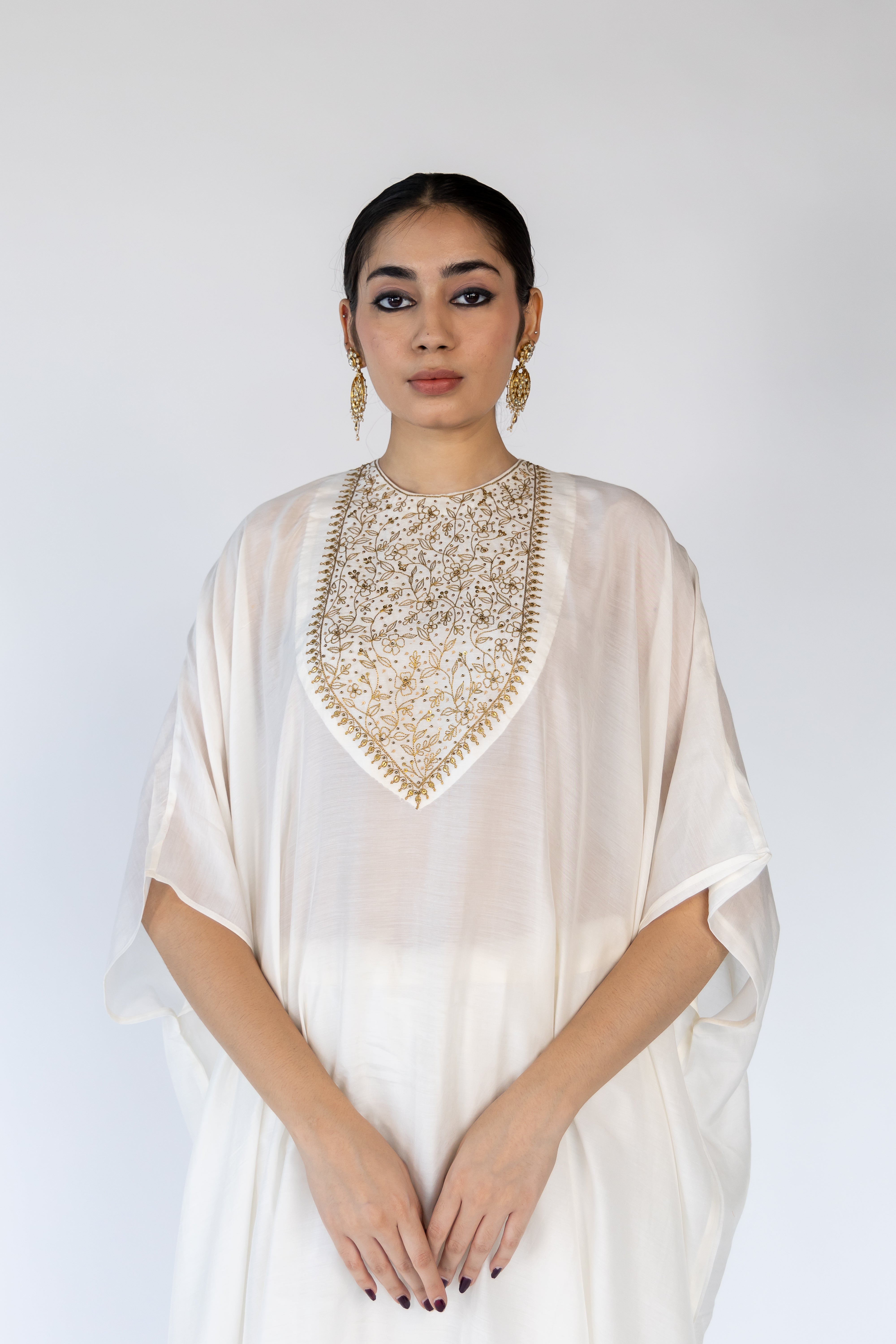 Lailaa Caftan Set - Ivory