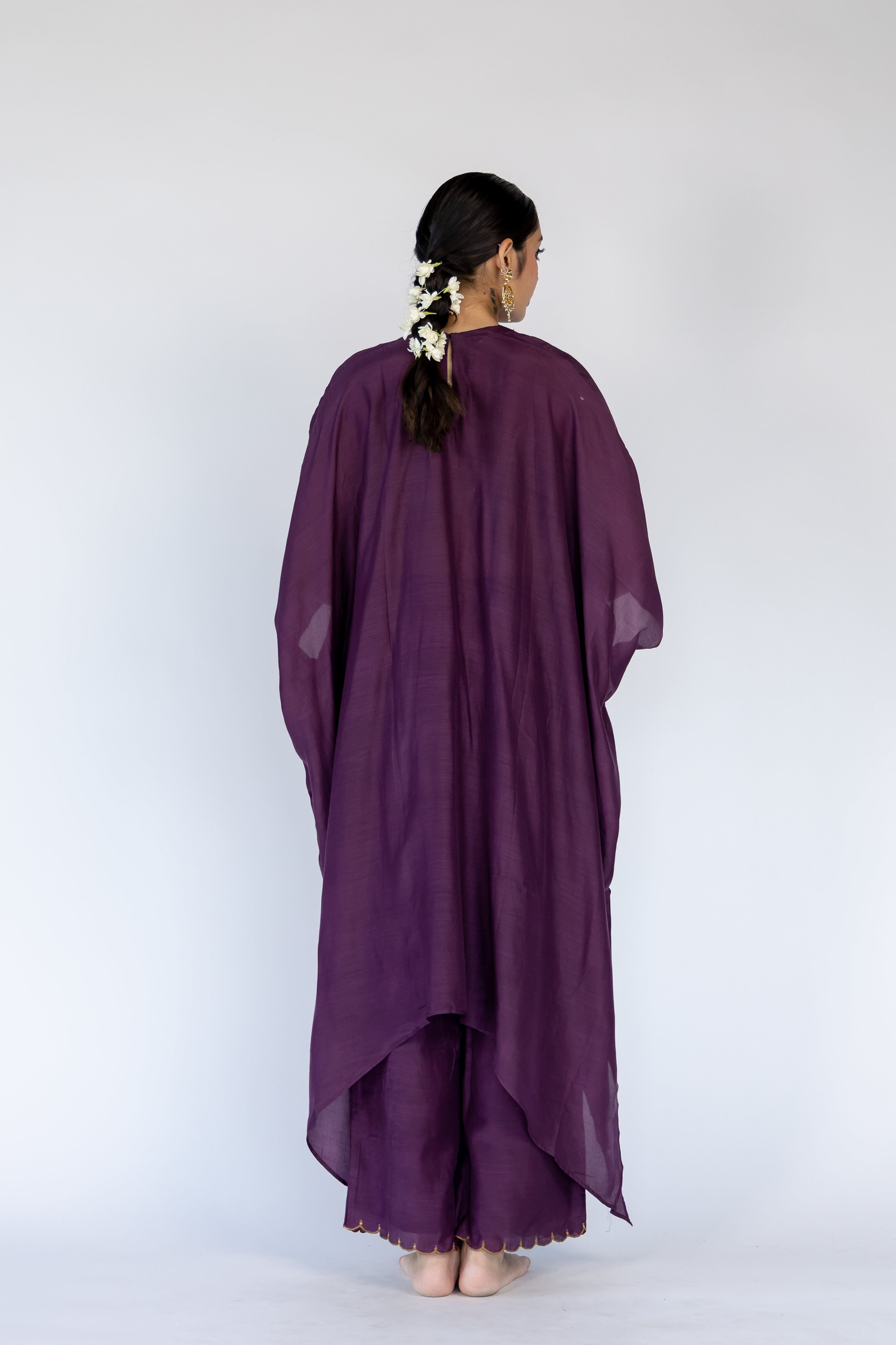 Lailaa Caftan Set - Aubergine