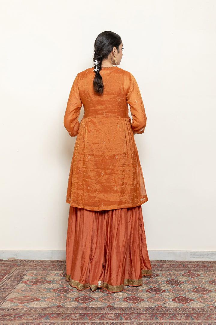 Zareen Gharara Set - Rust