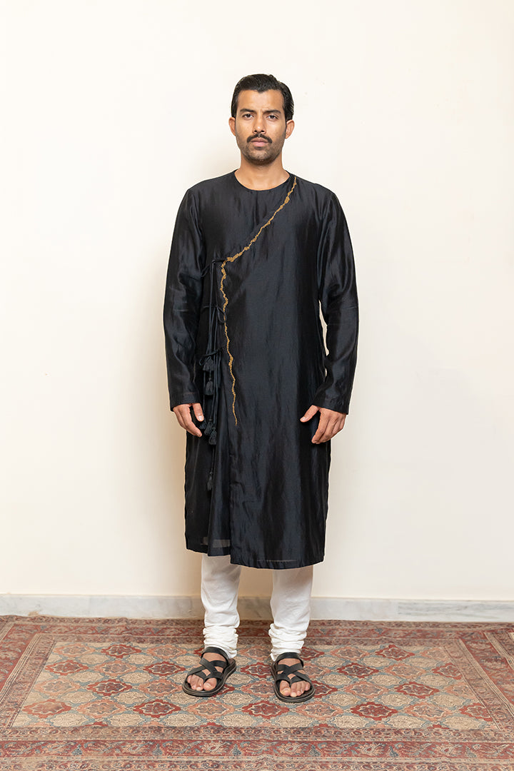 Rooman Kurta - Black