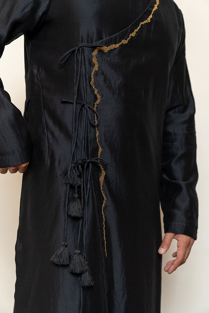 Rooman Kurta - Black