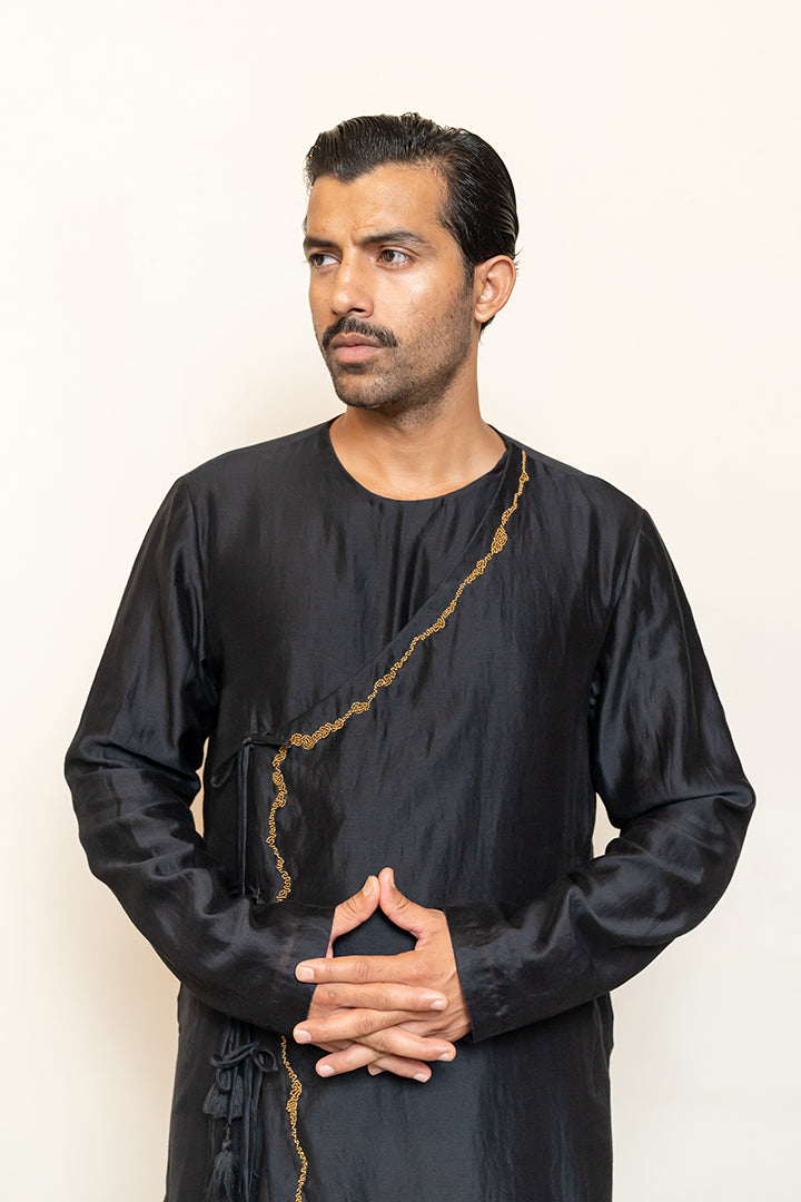 Rooman Kurta - Black